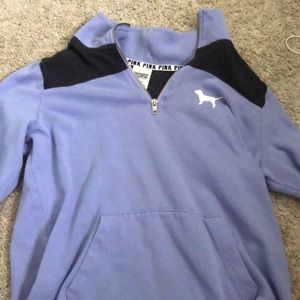 A pink/Victoria’s secret pullover